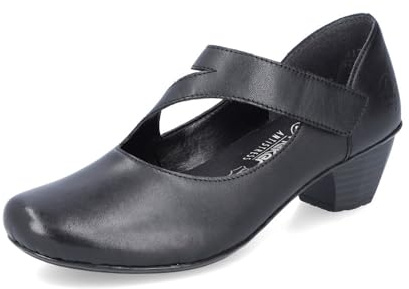 Rieker Damen Low-Top Sneaker 41793, Frauen Halbschuhe,Turnschuhe,Laufschuhe,straßenschuhe,Strassenschuhe,Sportschuhe,schwarz (02),38 EU / 5 UK