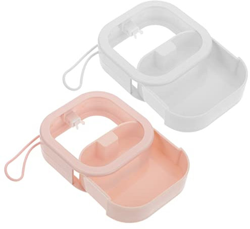 Box Rubber Ornaments Tie Organizer Hanging Swab Items Hair Ropes Small Case Mini Desktop for Storage Accessories Portable Earrings Holder Cotton Band : Rings