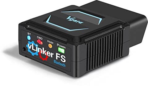 Vgate vLinker FS-Dispositivo diagnostico OBD2 Bluetooth Adattatore Bluetooth OBD2 per iOS Android e Windows