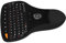 N5901 QWERTZ Tastatur, Trackball, 2,4 G Kabellose USB Multimedia Tastatur mit Voller Kontrolle, 10 M Kontrollentfernung, Ultraleichtem Design, Taschenformat, Rutschfester