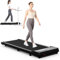 Tapis Roulant Elettrico Piehevole, 3 IN 1 Tapis Roulant Salvaspazio, Display LED, Design Salvaspazio per Casa e Ufficio, Nessuna Installazione Richiesta, 2.5HP, 130KG (Nero intenso)