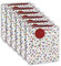 Clairefontaine 26988-3Cpack - Packung 6 Geschenktasche - Tüte Excellia, Format M (21,5x10,2x25,3 cm), 210g, geeignet für Geschenke, Kraft - bunte Punkte, 1 Pack