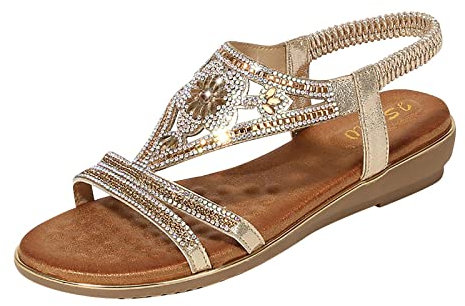 Susenstone Sandales Femmes Été Confortables Orthopédique Tongs Sandales De Marche Nu-pieds Mules Sandales flip flop Plateforme Mode Antidérapantes Respirantes Chaussures Faux Cuir Femmes Sandales