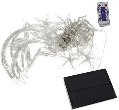 ABOOFAN Solarbetriebene Gartenleuchte Einzigartige Dekorative Lichterketten Für Den Außenbereich Warme Berührung Und