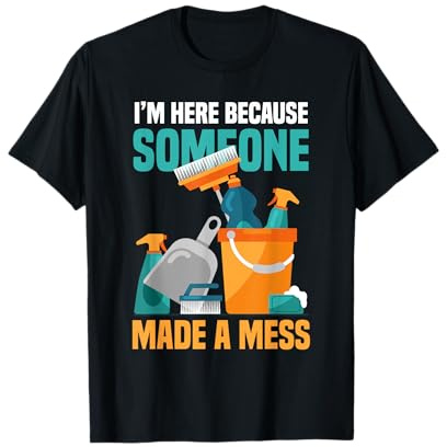 Housekeeping Cleaning Lady Cleaning Staff T-Shirt