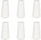 hioseyre 6Pcs Pull Cord End,Wooden Safety Blind Pull Cord Ends,Smooth and Sturdy with Comfortable Grip Blind Cord,Blinds Repair and Replacement Parts, Suitable for Home and Office (Off-White)