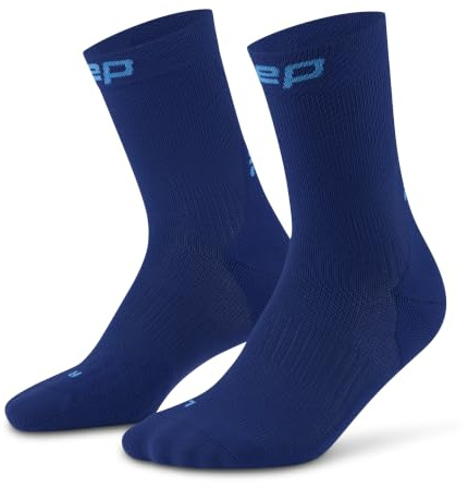 CEP 5.0 Mid Cut – Kurze Laufsocken für Herren – Laufsocken mit Kompression für mehr Stabilität und Blasenschutz und blasenfreies Laufen – Hochwertige Running Socks für optimale Durchblutung
