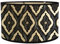 Pantalla de Lámpara, Pantalla E27 para Lámpara de Mesa Apliques de Pared Pantallas Decorativas Pantalla de Lámpara Vintage para Colgar Pantalla de Lámpara de Pie para Dormitorio Estudio (Negro)