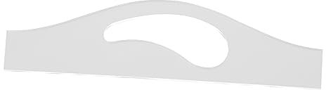 HOMSFOU 2 Stück Schneidebrett Vorlage Arbeitsplatte Vorlage für einen Holzbearbeitungsfräser Tisch handhaben Anzeige Küchenbrett Schneidehilfe Schneidebrett für Wurstwaren Wurstbrett Acryl