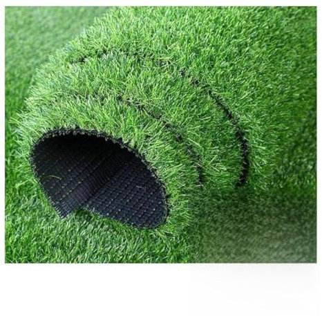SFQEVHRZ Kunstrasen， Kunstrasen, Kunstrasenrollen, realistischer Rasenteppich, Kunstrasenmatte, 3 Meter, 4 m, 5 m, 6 m, 7 m Länge(3x3Meter)