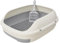 ADEPTNA Jumbo Cat Litter Tray Large Semi-Enclosed Double-Layer Box with Scoop Open Top Pellet Litter Tray for Pine Pellets Easy Clean Drawer Sifting System Raised Detachable Rim Anti-Spill Design