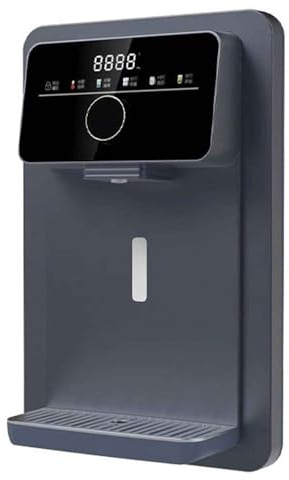 Wasserspender zur Wandmontage mit Netzstromversorgung, 2100-W-Trinkwarmwasserboiler mit elektronischer Kindersicherung, 3-Sekunden-Schnellheizfunktion, Sofort-Heiß- und Kaltwasserspender, Touchscreen