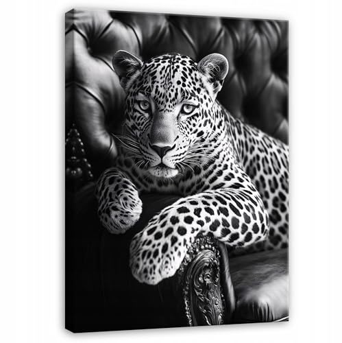 WallArena Leinwand Bilder 70x100 cm | Jaguar, Leinwandbilder, Bild auf leinwand, Format: 70x100 cm (BxH) - einteilig auf Canvas Leinwand. Das Leinwand