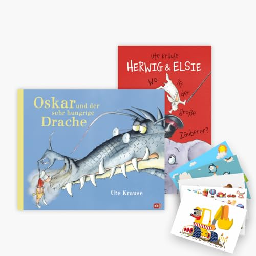 Das Kinderbuch-Set: Drachengeschichte + Zauberabenteuer + 1 exklusives Postkartenset