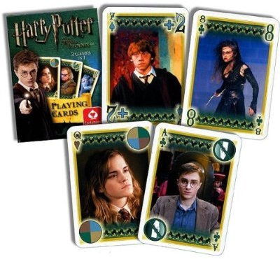 Harry Potter Kartenspiel 'Orden des Phoenix' von Cartamundi für Poker und Mau Mau, 96+ Jahre, All Ages