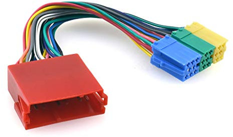Mini-ISO (8-Pin) Blockadapter kompatibel mit Audi, VW, Skoda und Seat
