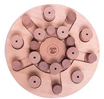 My Intelligent Dogs Interaktives Hundespielzeug Intelligenz - Intelligenzspielzeug für Hunde - Interaktives Spielzeug Hund - Denkspiele für Hunde - Mandala & Star