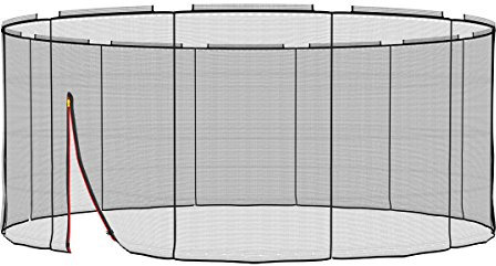 Ampel 24 Deluxe Sicherheitsnetz für Trampolin Ø 430 cm, Ersatznetz für 12 Stangen, Netz außenliegend, Ersatzteil reißfest und UV-beständig