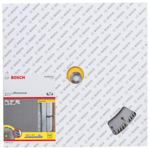 Bosch 1x PRO Multi Material Diamanttrennscheiben für 20‑mm-Bohrung und Tisch‑ und Benzinsägen (für Beton, Stahlbeton, Ø 400 mm, Professional Zubehör Tischkreissäge, Benzinsäge)
