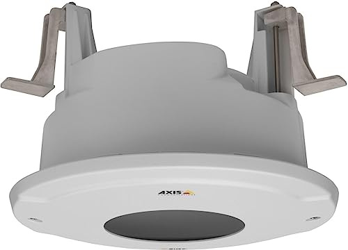 Axis 01156-001 Deckenmontage für Innen/Außen, Deckenmontage für P3225, P3227, P3228, P3364 und P3365 Kuppelkamera, Silber und Weiß