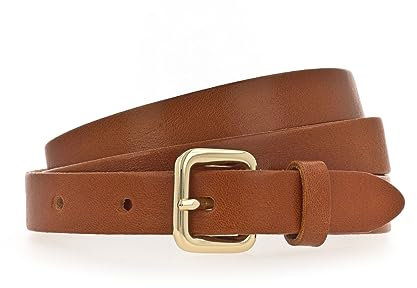 Vanzetti Leder Gürtel 20mm Leather Belt W85 Cognac braun