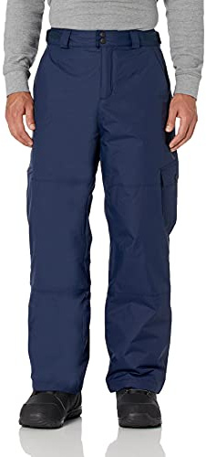 Columbia Pantalón Snow Gun para Hombre, Azul Marino, XL