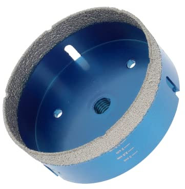 PRODIAMANT Foret à carrelage diamanté 110 mm x M14 Carrelage, grès cérame, céramique pour meuleuse d'angle Qualité Premium