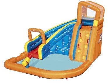 Bestway® H2OGO!™ Wasserpark mit Dauergebläse „Turbo Splash“ 365 x 320 x 270 cm
