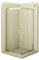 i-flair Duschkabine DIANA mit Schiebetüren 80x100 cm Höhe: 190 cm Eckdusche mit Rollensystem aus durchsichtigem 6mm NANO ESG Glas DK77