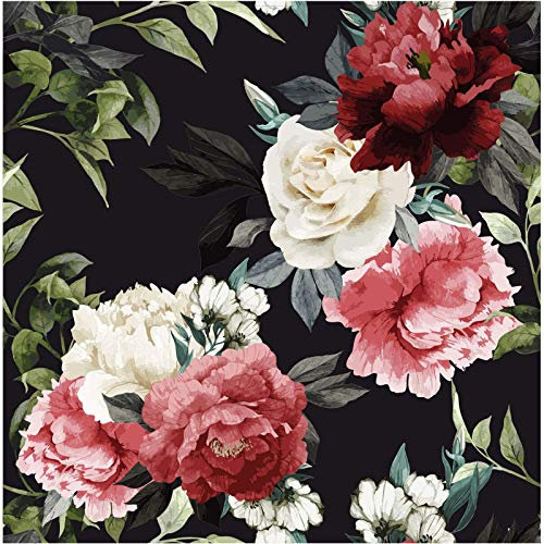 UniGoos Tapete, 45 x 299,7 cm, Blumenmuster, mehrfarbig