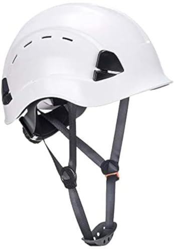 Rhino Safety Helmet Universal Size Heavy Duty Hard Hat for Scaffolding, Construction and Tradesmen Adjustable Head Sizer And Chin Strap