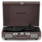 Crosley Cruiser Plus Portable Turntable - Bluetooth Record Player, 3-Speed Suitcase Vinyl Player, Home Turntables for Vinyl Records, Built in Stereo Speakers, Bluetooth Receiver, AUX Input, Purple Ash