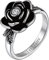 Richsteel Edelstahl Memorial Kremation Fingerring für Asche Damen Mädchen Rose Ring in Größe 54.4 Rose Fingerring mit Geburtsstein