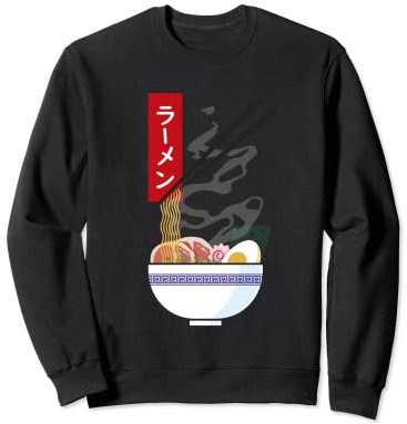 Japanese pot noodles minimalist design. Sweatshirt