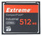 Extreme - Scheda di memoria flash compatta da 512 MB, scheda CF originale per fotografi professionisti, videografi e appassionati