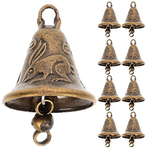 SEWACC 11 Stücke Metall Vintage Antike Glocken Vintage Glocken Für Handwerk Mini Craft Bells Wind Jingle Bells Für Craft Decor (Zufälliger Stil)