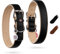 WAUDOG Hundehalsband Leder Hundehalsband Große Hunde & Hundehalsband Mittelgroße Hunde - Halsband Hund Klein Welpen Halsbänder Leder Halsband Hund Leder Weich - Digitale Hundemarke