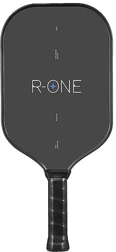 R-One - Paleta de Pickleball de Fibra de Carbono Alargada - Raqueta de Pickleball 2024 con Mango Largo - Fibra de Carbono cruda T700 - Superficie giratoria esmerilada - Aprobado por USAPA por Nicol