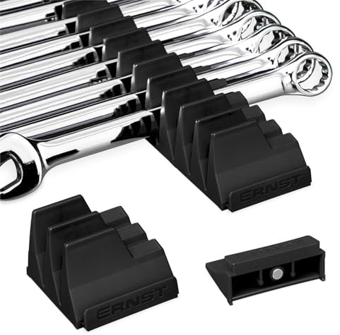 Ernst Manufacturing Wrench Pro - Modular Wrench Organizer for 20 Tools with Magnetic Base - Made in the USA