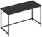 VASAGLE Schreibtisch, Kleiner Computertisch, Bürotisch, für Arbeitszimmer, Schlafzimmer, 60 x 135 x 76 cm, Industrie-Design, Metallgestell, ebenholzschwarz-tintenschwarz LWD043B56