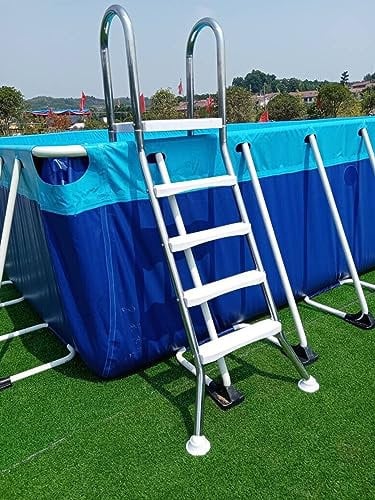 AIBOTY Easy Pool Step Ladder for Above-Ground Pools,Deluxe Stainless Steel Pool Ladder with Removable Steps,52 Inch Entry Step-in Swimming Pool Ladder for Above Ground Pool Stairs Steps