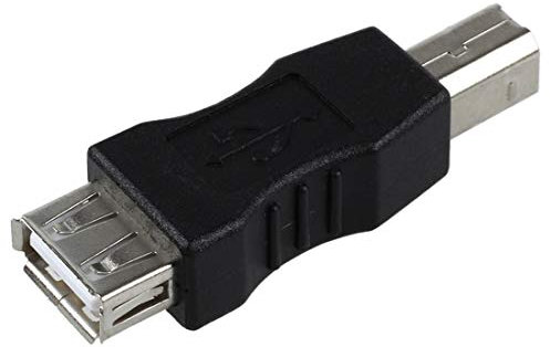 Humanitypd Adaptador USB tipo A hembra a USB tipo B macho