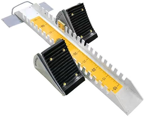 DIHUAN Professionelle Startblöcke für Leichtathletik-Sprinter, supergriffige Bodennägel + in mehreren Winkeln verstellbare Pedale, Schienenblöcke geeignet für Gummi- oder Schlackenbahnen