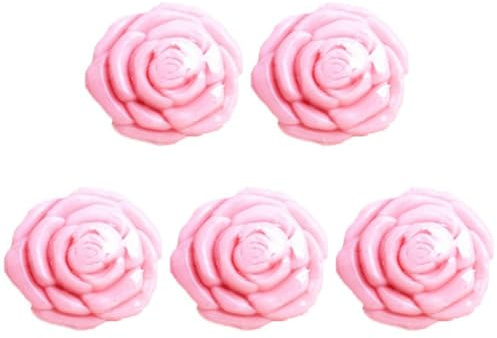 Zghhc 5 Stück Rosenseife, Süße Kleine Handgemachte Rosenseife, Gastgeschenke Für Gäste, Souvenirs, Hochzeitsgeschenke, Erntedankgeschenke