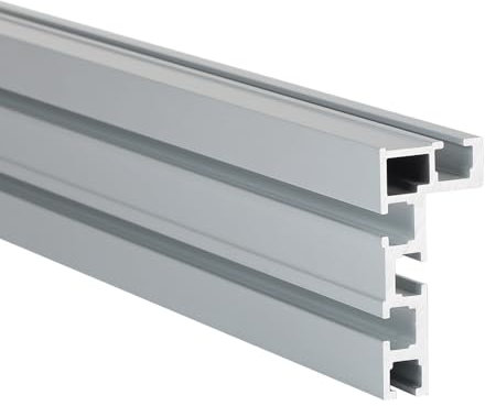 DBREAKS T Nut Schiene Gehrungsschiene, 75 Typ 400MM T Schienen Alu Profil, T Schiene Aluminium Profil, DIY T-Nut-Gehrungsschienenlehre, Holzbearbeitung Werkbank Modifikation für Zaunbefestigung