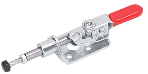 Push Pull Toggle Clamp, Stainless Steel Quick Grip Clamp with 40kg Clamping Force for Metal Plate, Circuit Board, Welding, Electronic Equipment Installation, 16.4mm Stroke