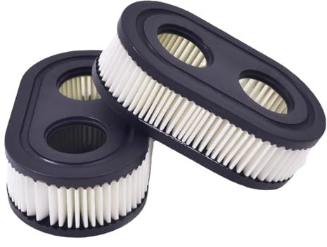 MAEXUS Luftfilter, 2er Rasenmäher Luftfilter für Motoren, Rasenmäher Ersatzteile Balkenmäher Luftfilter, Rasenmäherfilter Ersetzen für 798452 593260 550E 550EX 09P000 575EX 4247 5432 5432K