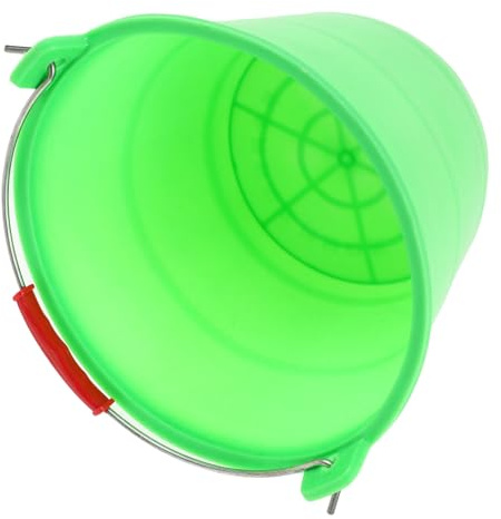 CHILDWEET Cement Mixing Bucket Multi-Purpose Construction Bucket for Builders Home Use and Agriculture Sturdy Material Green