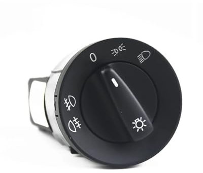 SHUGWA Auto Lichtschalter Für Bora Für Golf Für Jetta MK4 4 IV 1998 1999 2000 2001 2002 2003 2004 Scheinwerfer Control Schalter Nebel Knopf Kfz-Schalter EIN/AUS