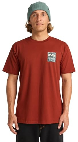 Billabong Short Sleeves T-Shirt Stamp SS Men's Red XXL